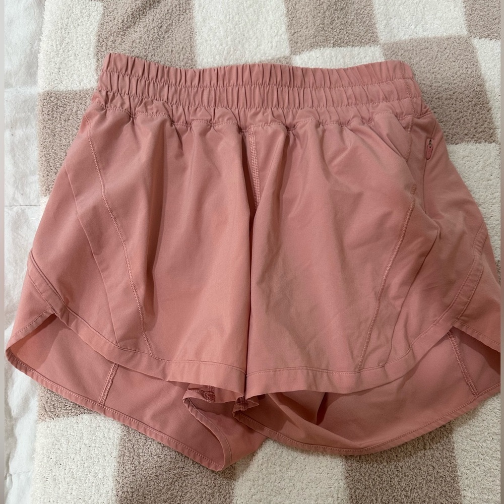 Lululemon pink athletic shorts